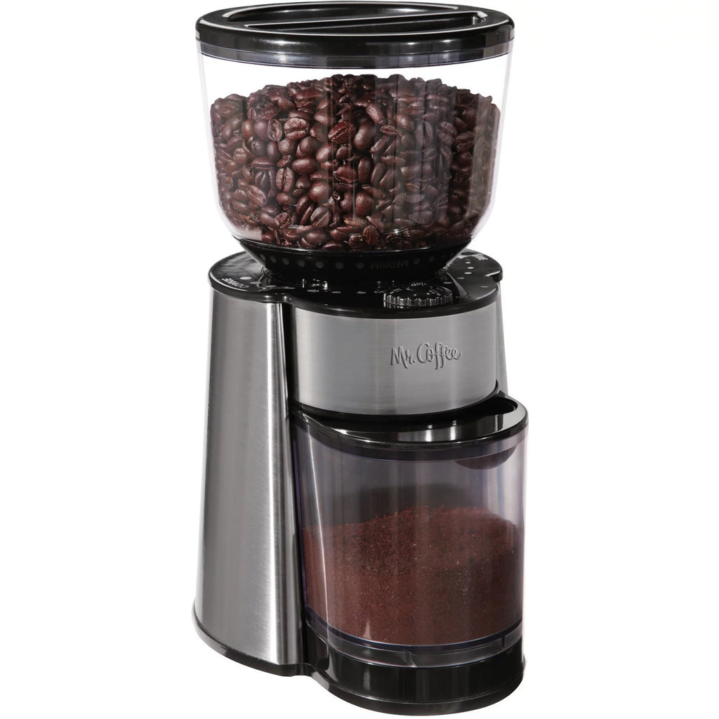 Silver Burr Mill Grinder with 18 Custom Grinds S552830