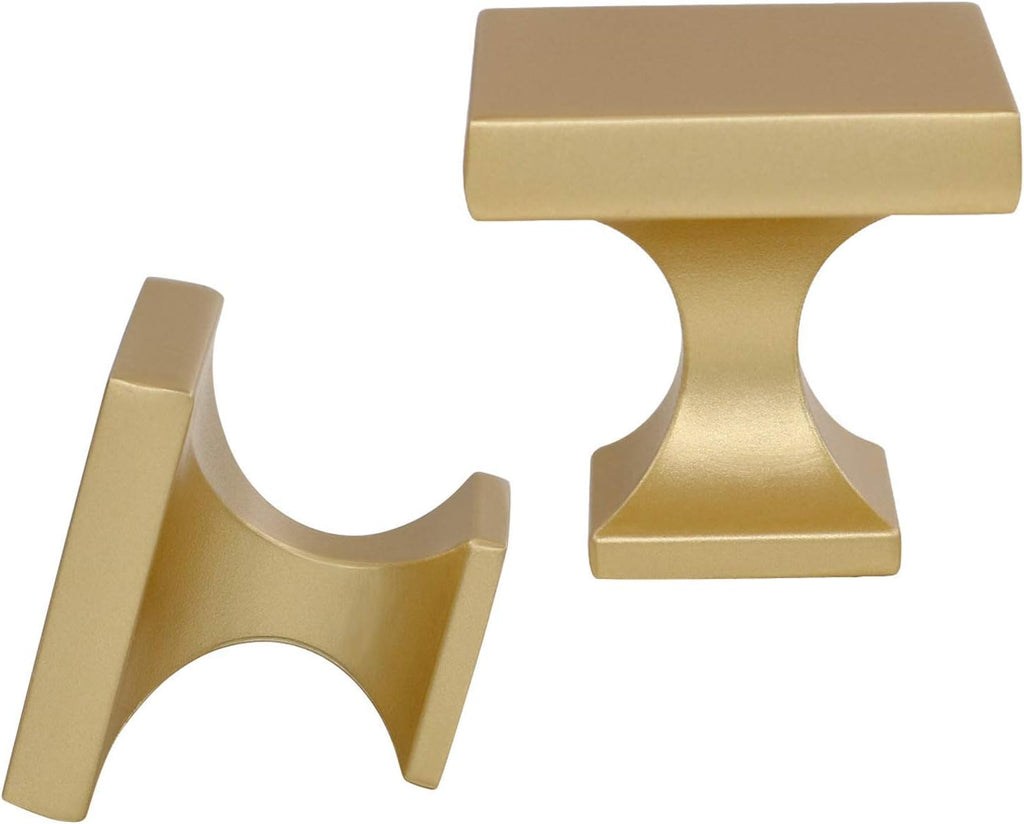 Brushed Brass Cabinet Knobs 10 Pack W244
