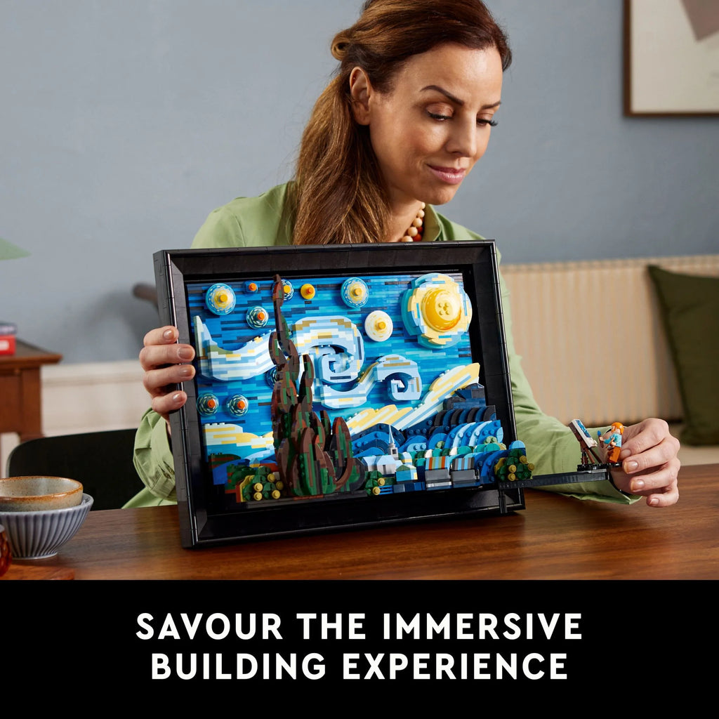 Vincent Van Gogh The Starry Night 3D Wall Art Building Set Q2745
