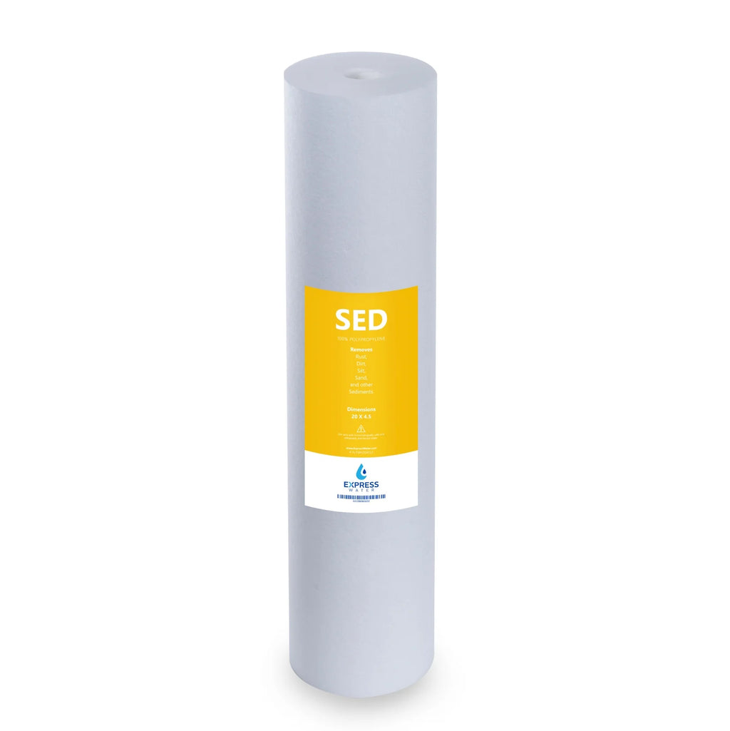Sediment Replacement Filter 5 Micron 4.5" x 20" Water Filter E5087