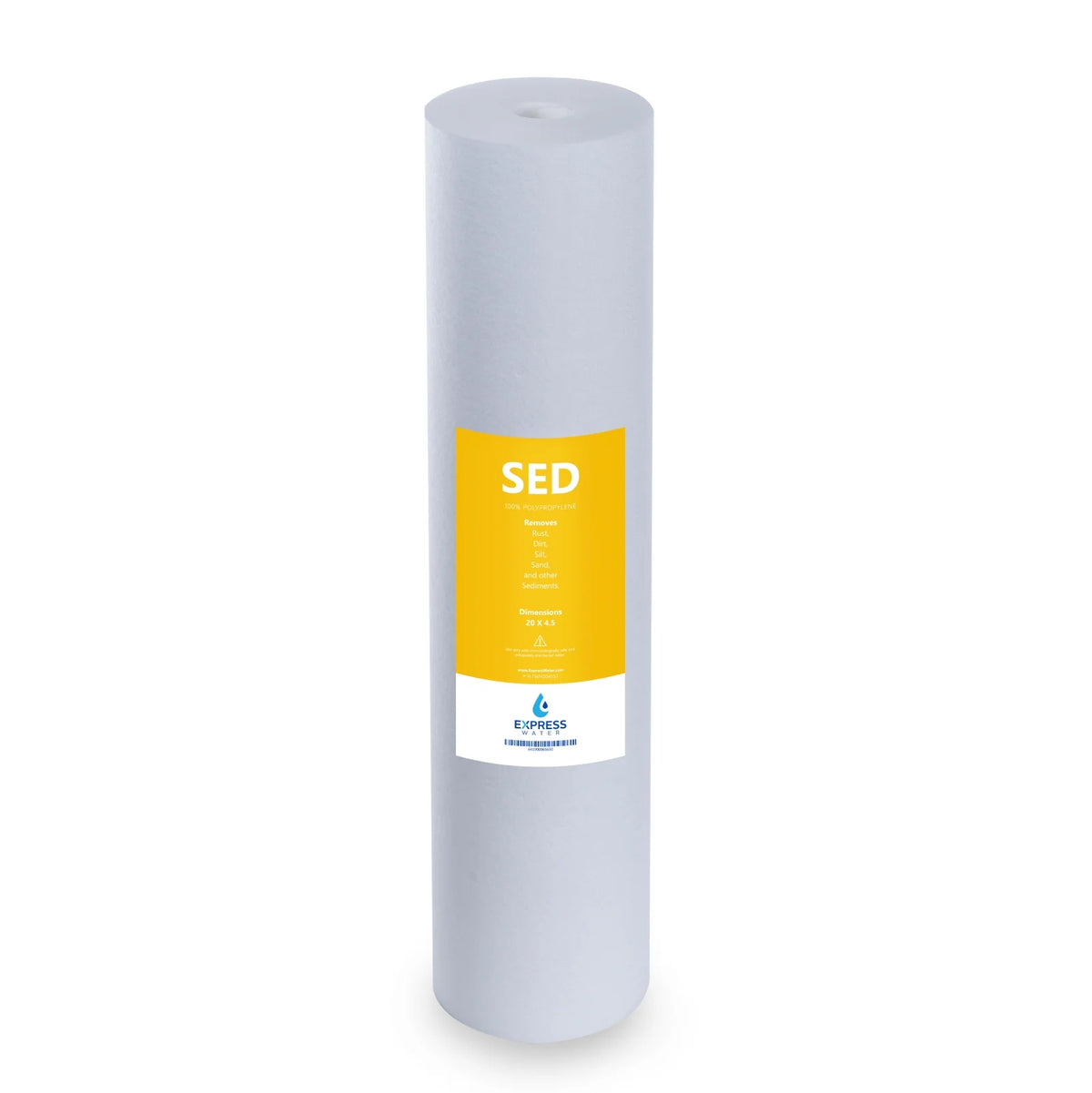 Sediment Replacement Filter 5 Micron 4.5" x 20" Water Filter E5087