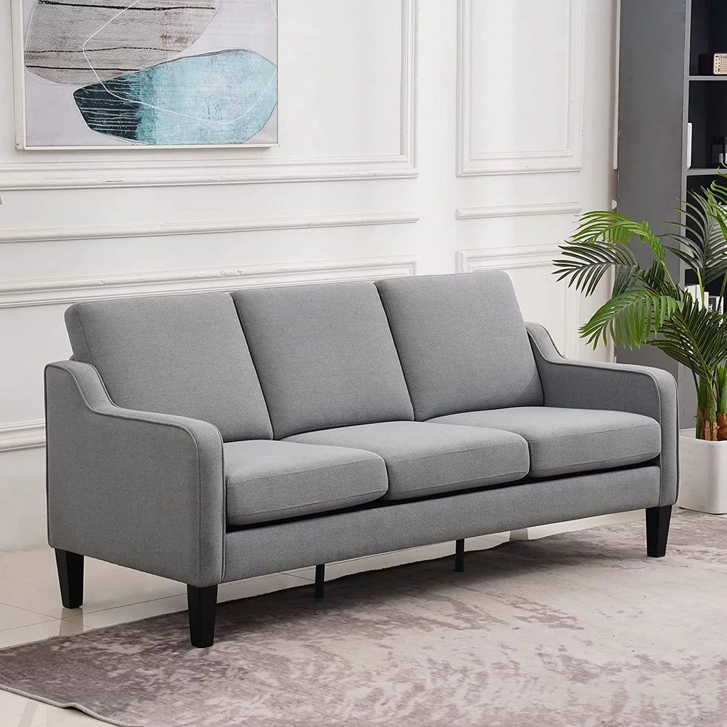 71" Mid-Century Modern 3 Seater Sofa V589