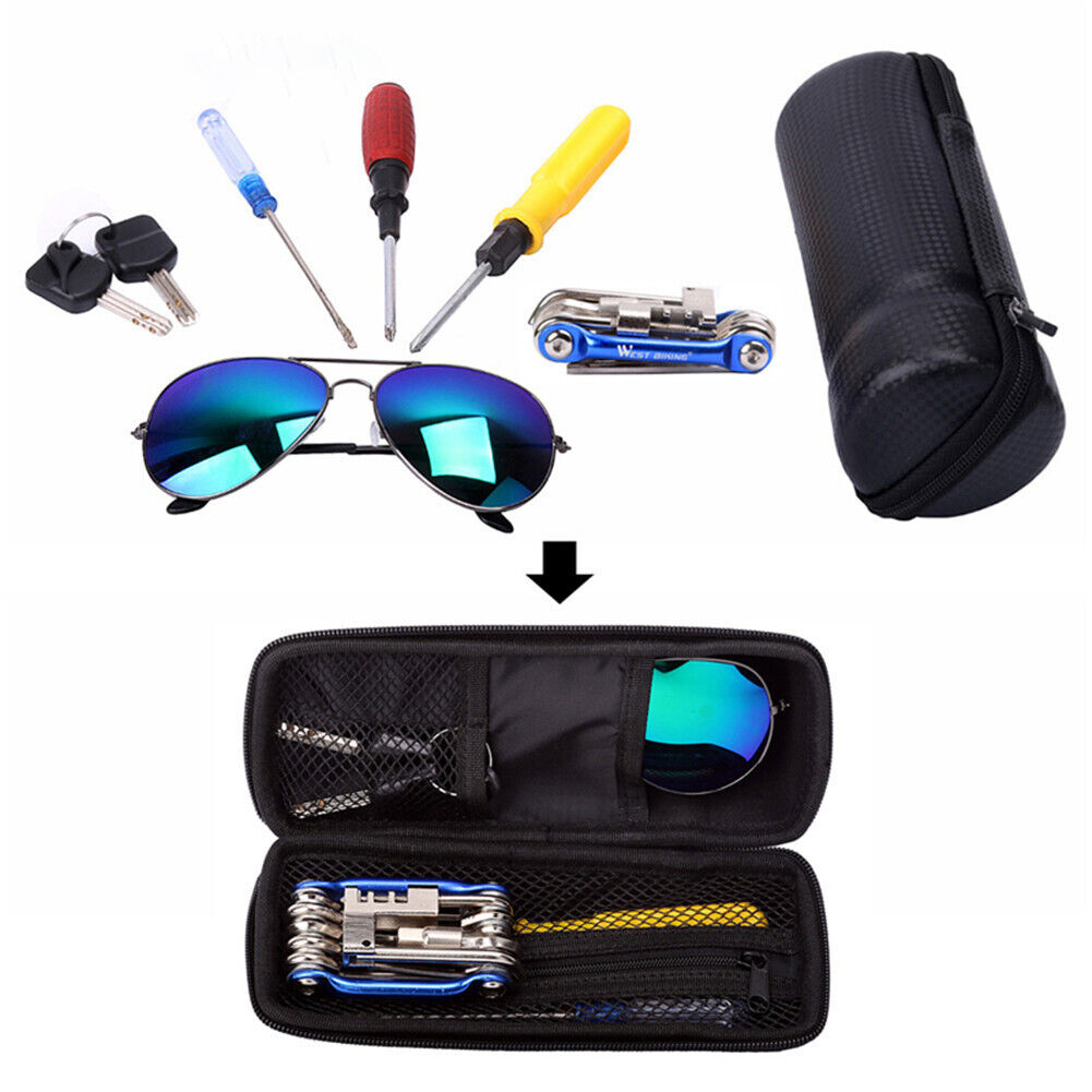 Hard Shell Bike Repair Tool Box Bicycle Storage Bags S9365
