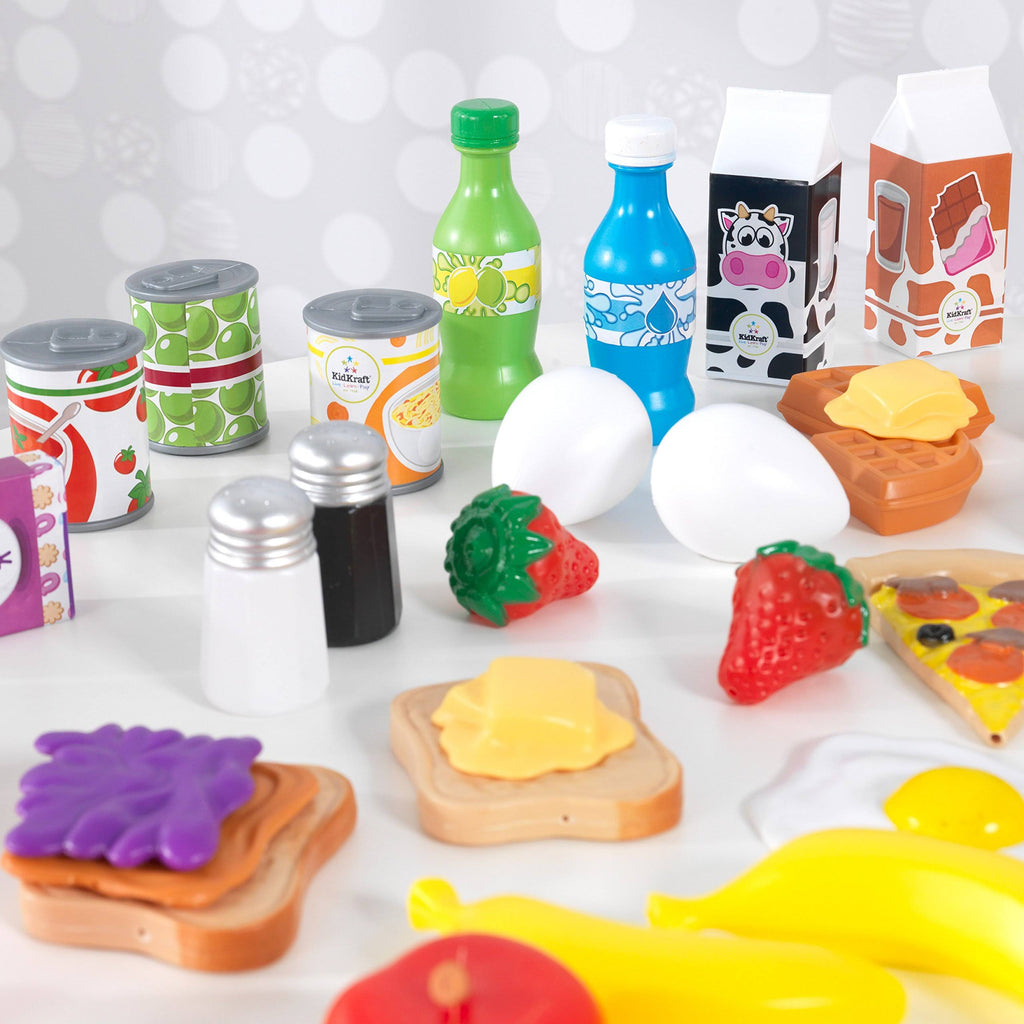 115 Pieces Play Food Set W605