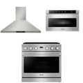 36 Gas Range, Range Hood and Microwave I964