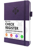 Black Hardcover Check Register 5.2x7.6" A669446