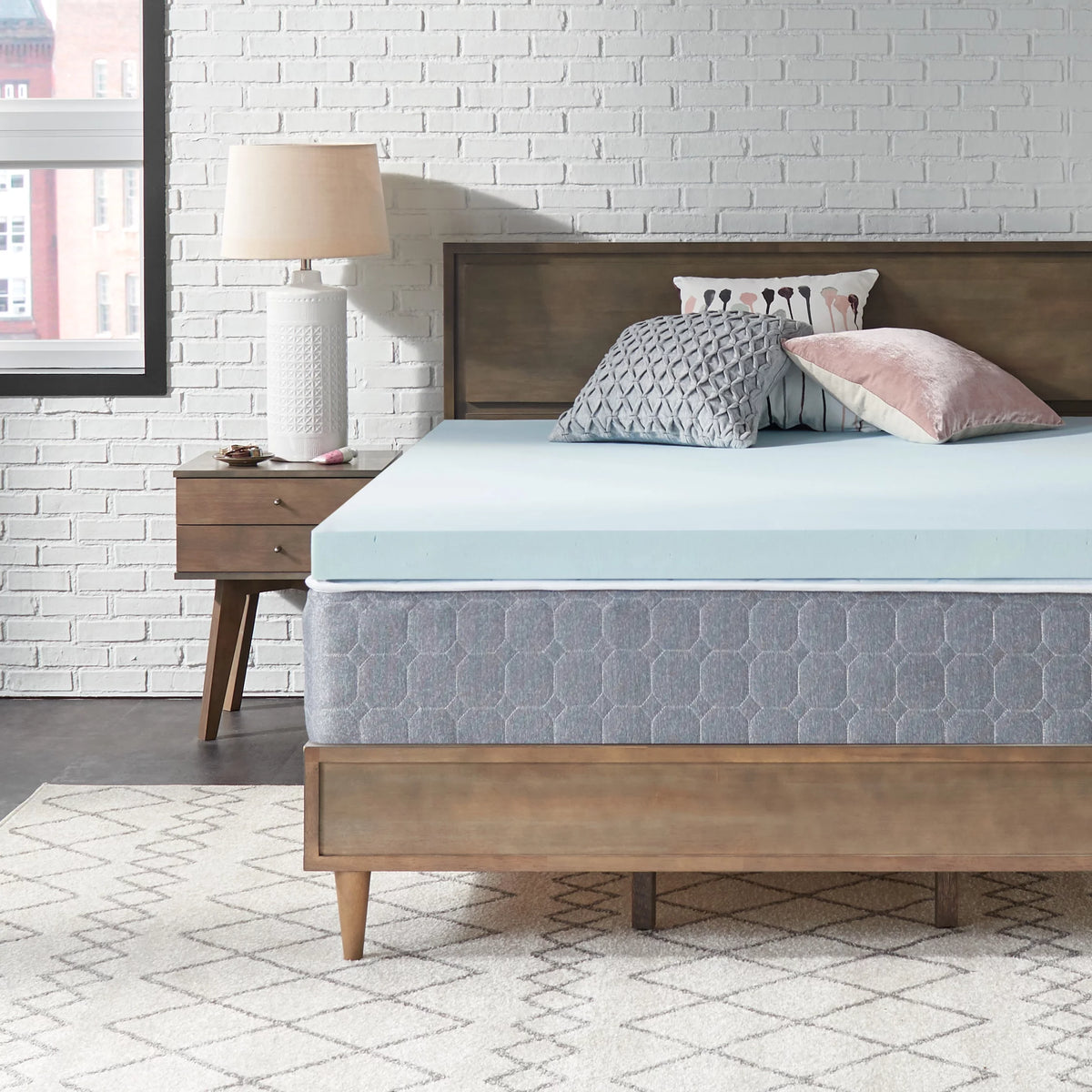 3" Gel-Infused Cooling Memory Foam Mattress Topper J32141