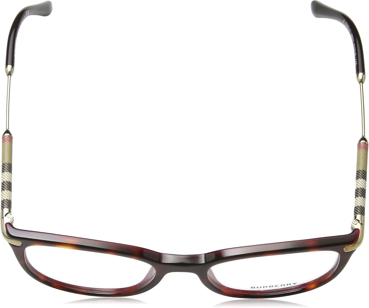 Havana Bordeaux Plastic Square Eyeglasses I7931