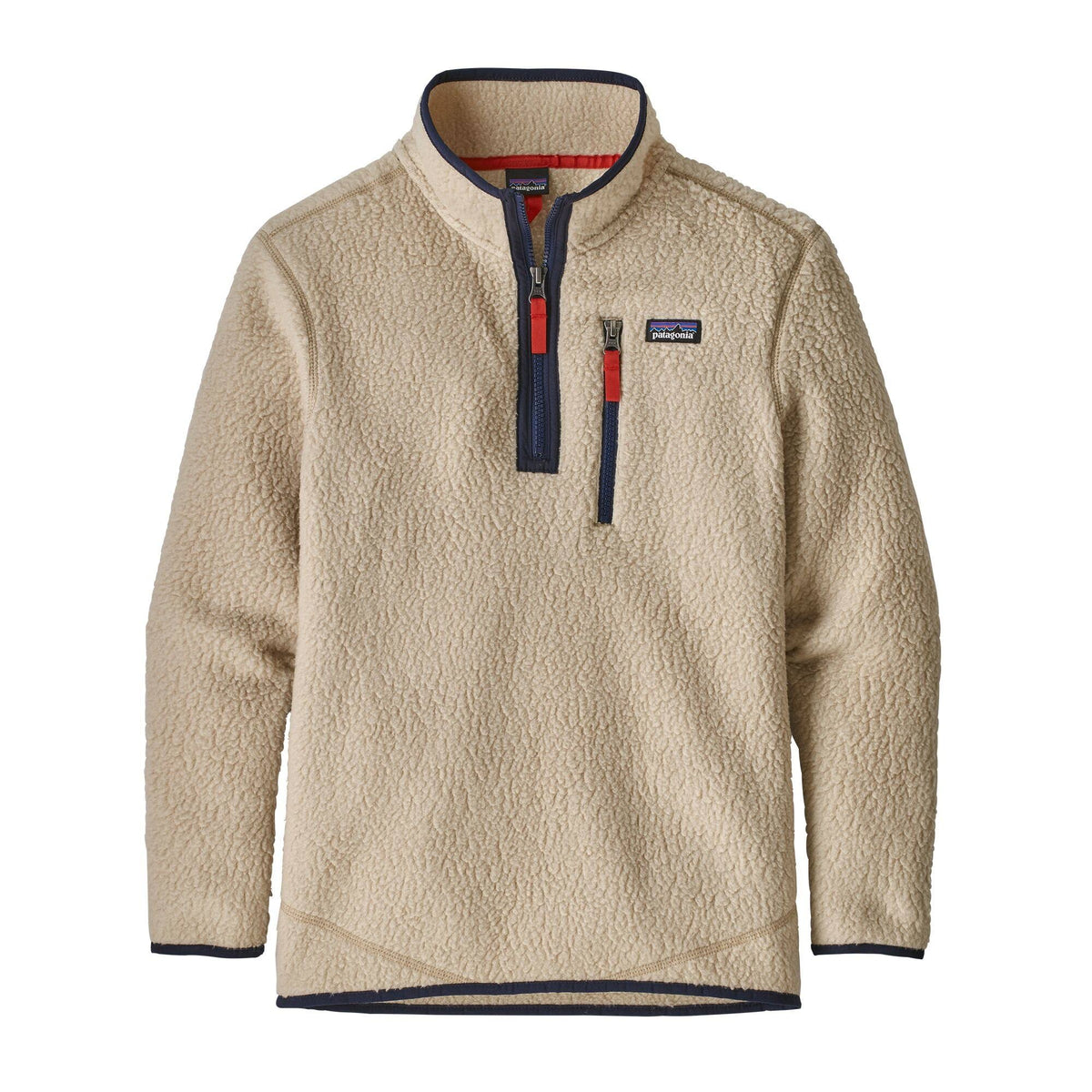 Patagonia Boys Retro Pile 1/4 Zip El Cap Khaki / M J837127