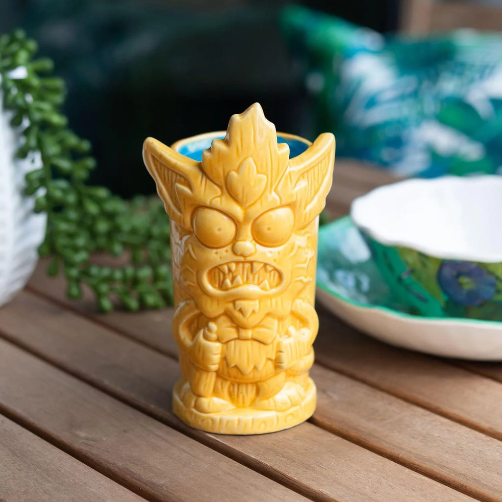 Ceramic Tiki Style Mug 13 Ounces W535