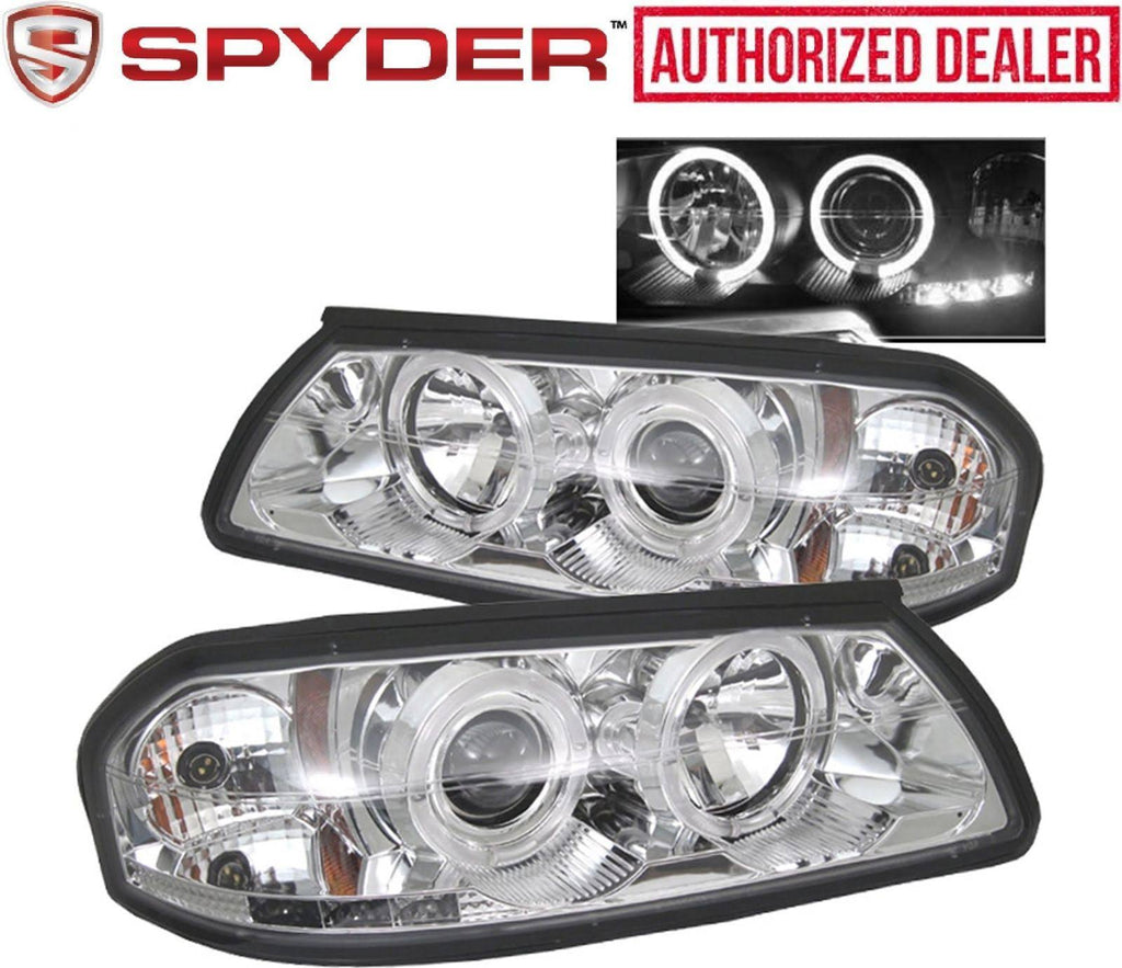 Chrome Halo LED Projector Headlights E738863