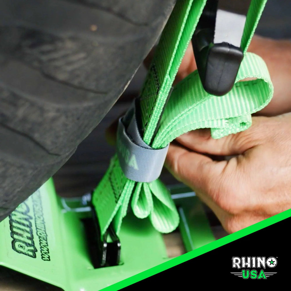 Green UTV Wheel Chock Tie-Down Kit A56058