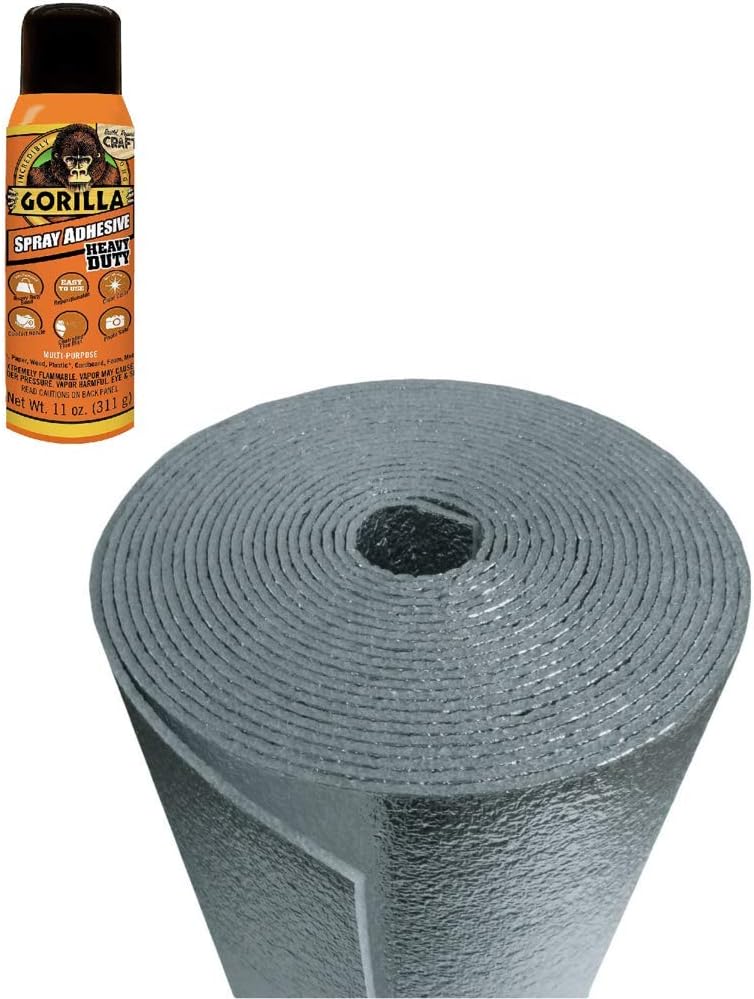 4' x 10' Roll Automotive Thermal Insulation Sound Deadener Mat Pack of 2 P141