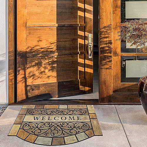 24"x36" Heavy-Duty Outdoor Door Mat with Non-Slip Rubber Backing F8947
