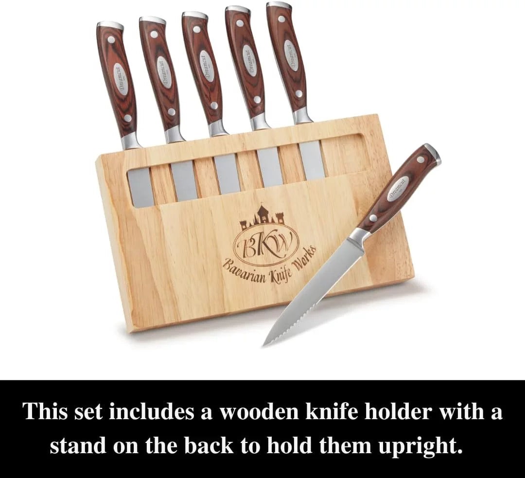 Set of 7 German Steel Steak Knives P5693