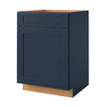 24-in Navy Square Door Base Cabinet U65553