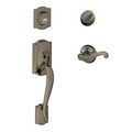 Antique Nickel Left Hand Handleset S4716