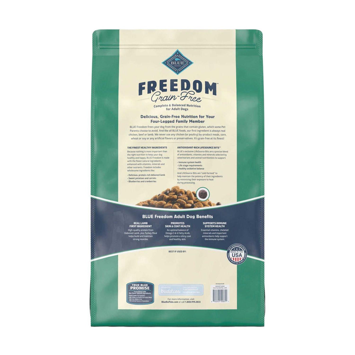 Grain-Free Lamb Recipe Dry Dog Food D182074
