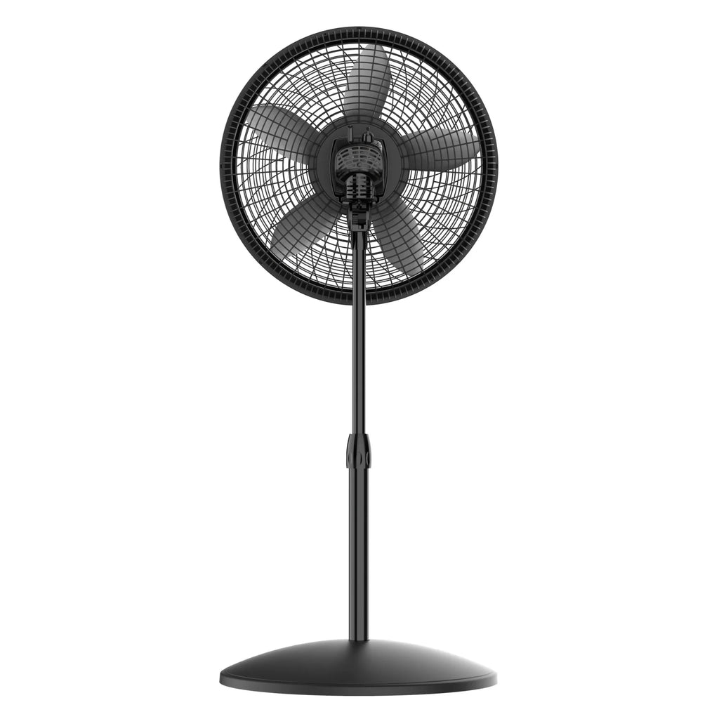Adjustable Pedestal Fan, 3 Speeds, Gray X847499