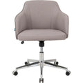 Tan Fabric Swivel Lounge Chair B31121