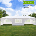 10'x30' Waterproof Canopy Tent with 8 Removable Sidewalls O52842