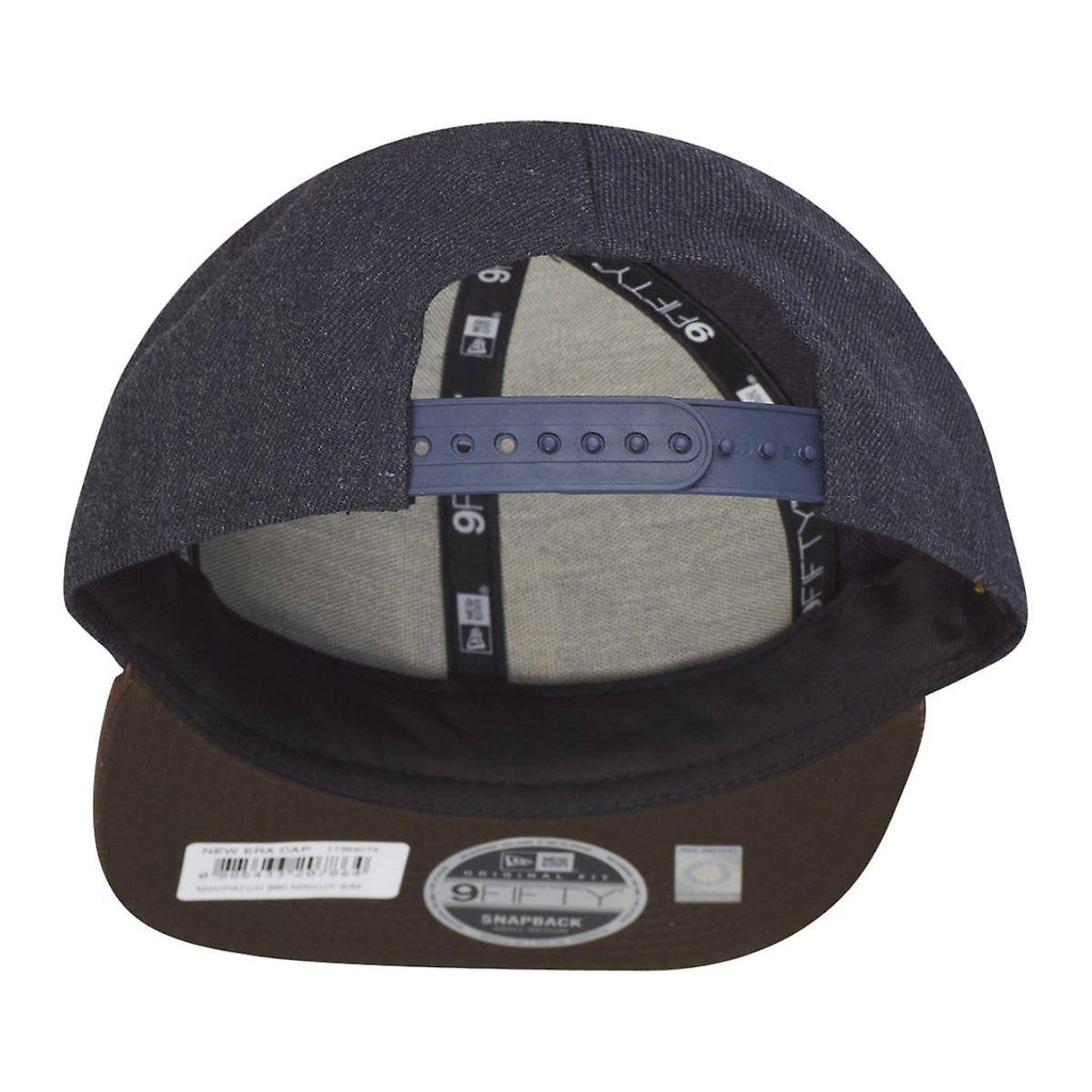 Heather Navy Snapback Cap K468