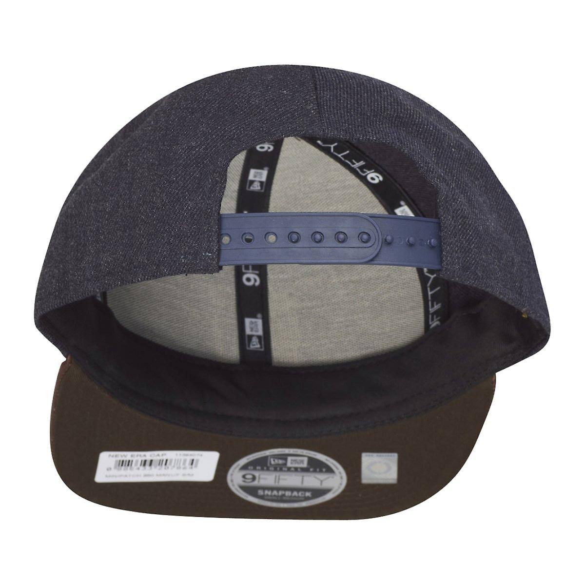 Heather Navy Snapback Cap K468