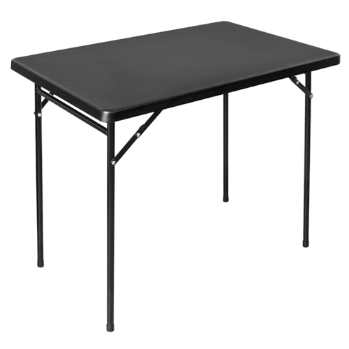 White 3ft Rectangular Plastic Folding Table D60068