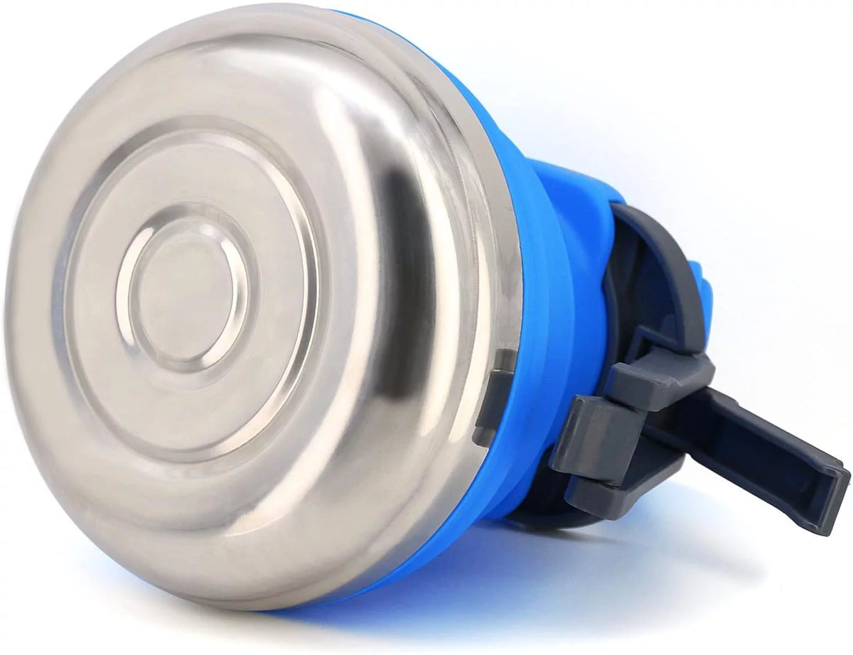 Blue 42 Ounce Collapsible Camping Kettle U403