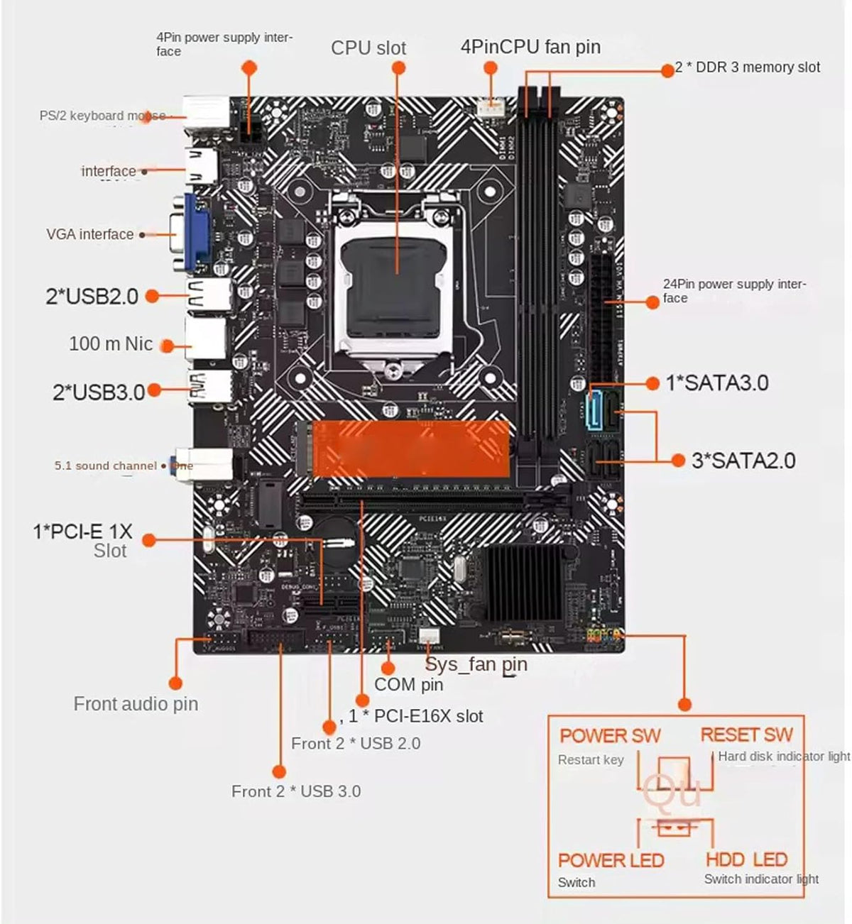 Micro ATX Motherboard F2504