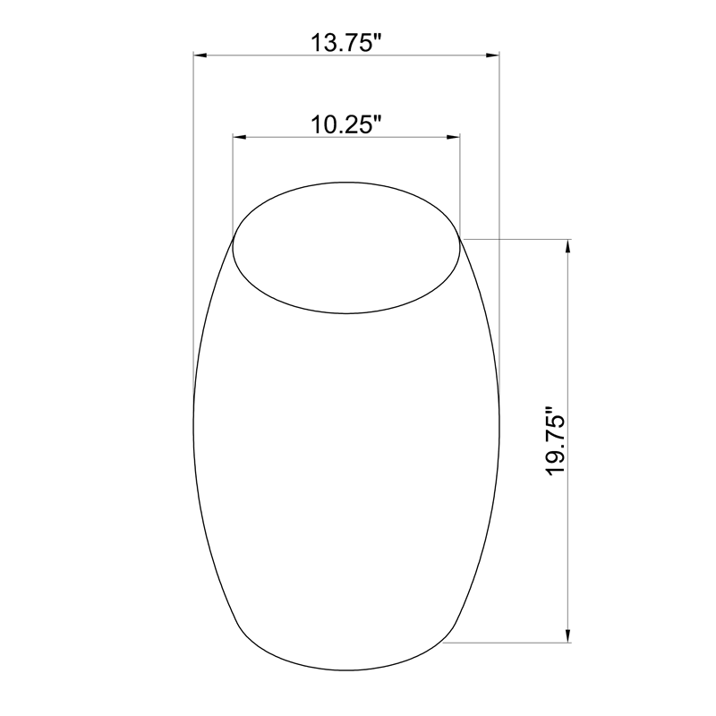 Blue Drum Table E144