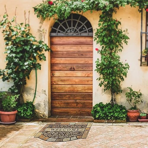 24"x36" Heavy-Duty Outdoor Door Mat with Non-Slip Rubber Backing F8947