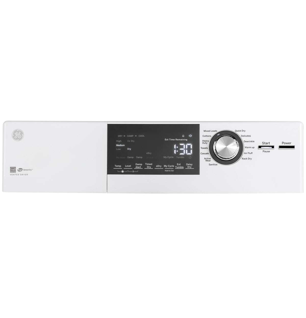 24" 4.3 Cu.Ft. Front Load Vented Electric Dryer with Stainless Steel Basket R810