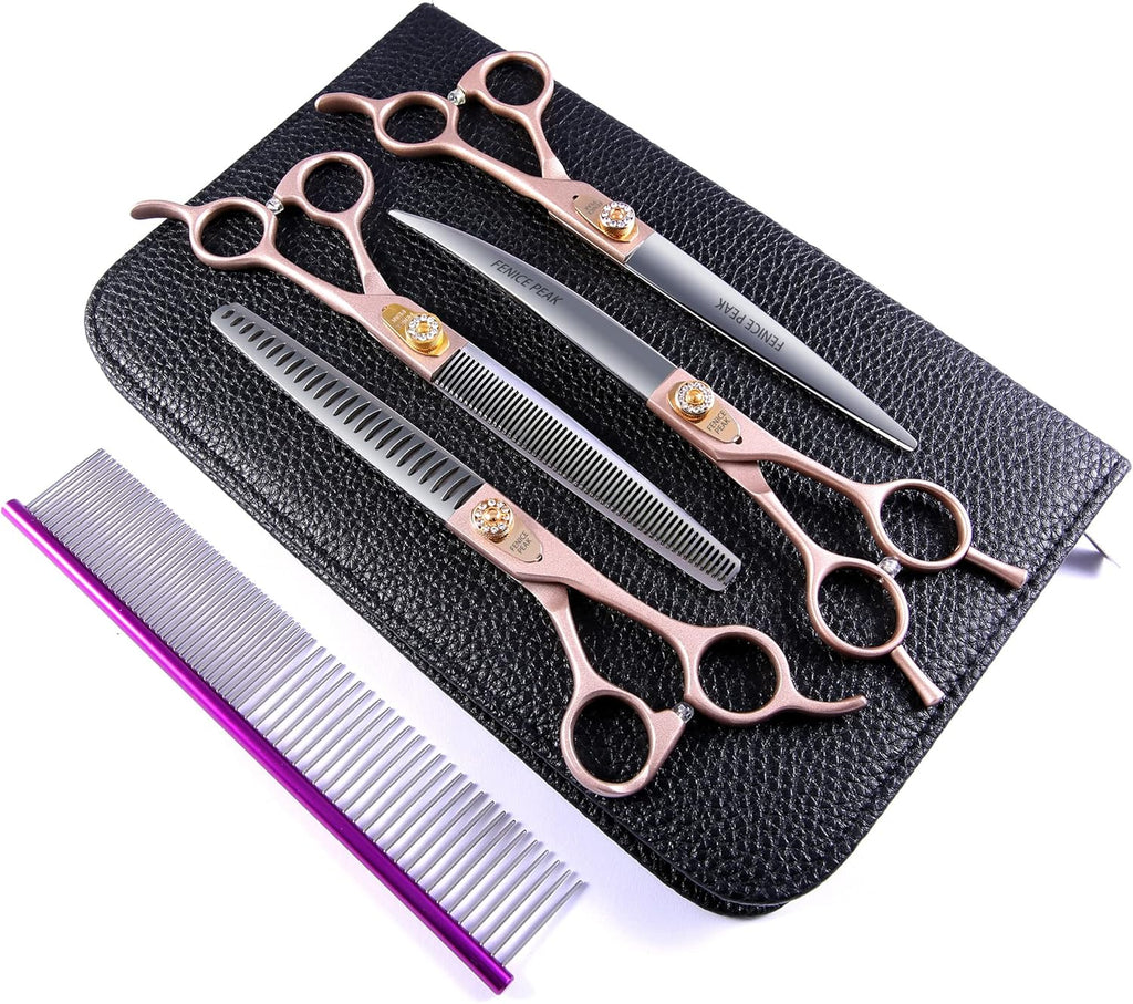 7/7.5'' 440C Stainless Steel Pet Thinning Scissors R35014