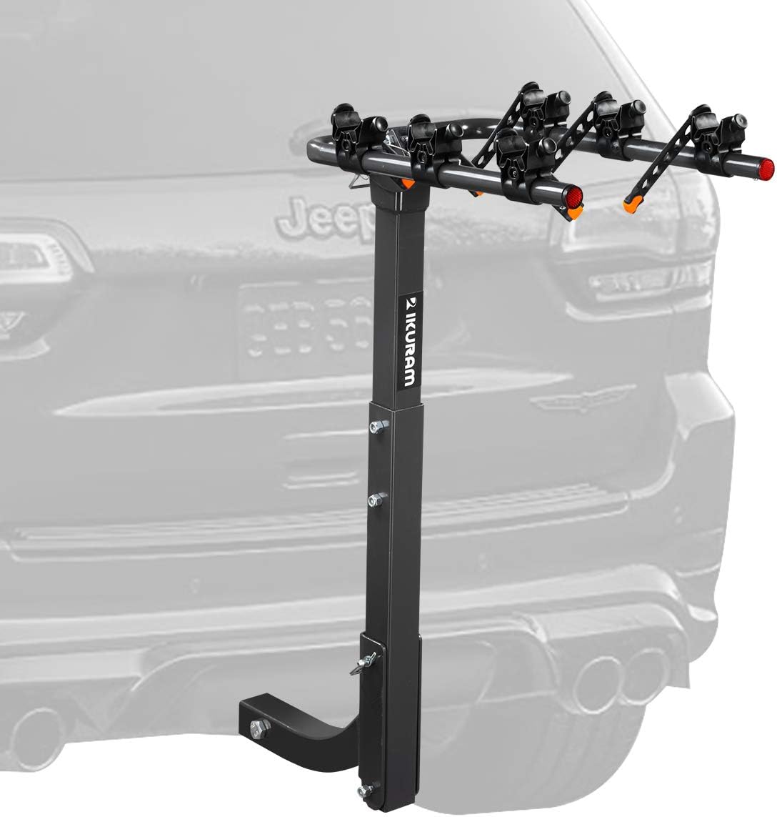 3 Bike Rack Hitch Mount Double Foldable Rack A481382