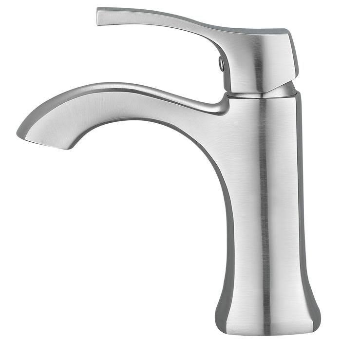 Brushed Nickel Single Lever Bathroom Faucet R172