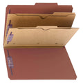 Red Legal Expanding Classification Folder with Tabs (Pack of 10) X9775