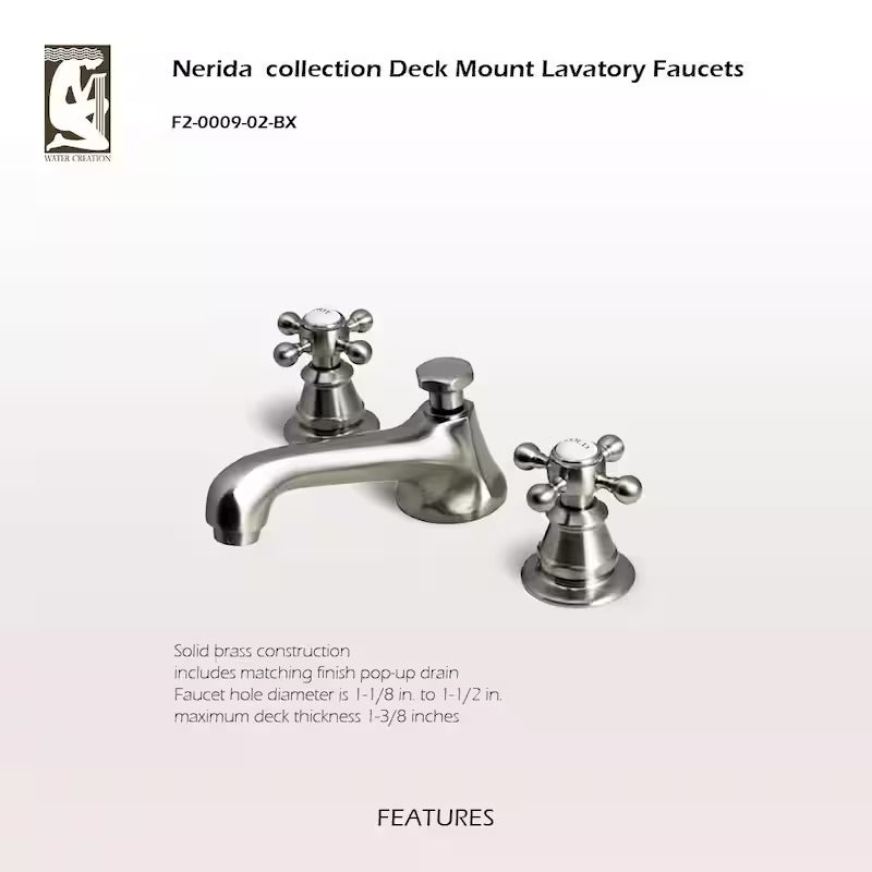 8 in. Widespread 2-Handle Bathroom Faucet with Pop-Up Drain L5728