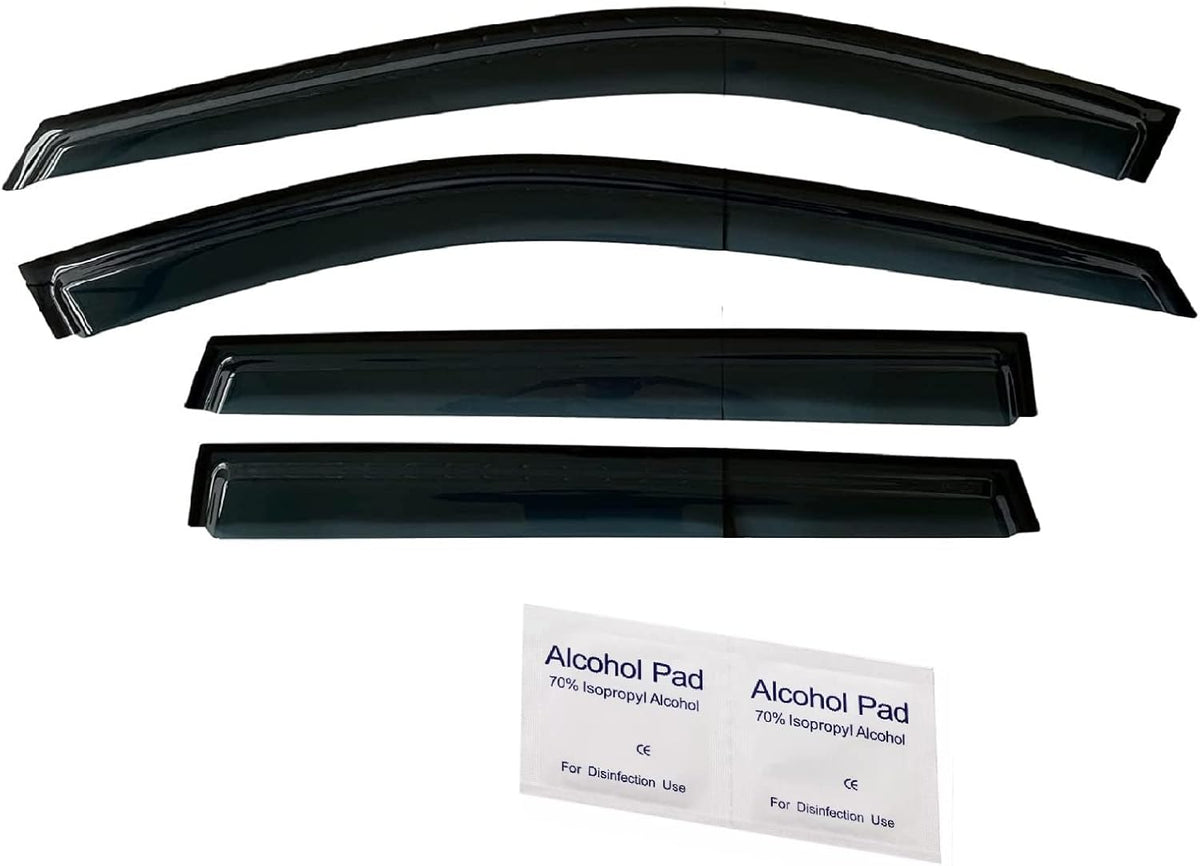 Tinted Side Window Vent Visor Rain Guards Compatible with Nissan Rogue 2021 2022, Pack of 2 S33103