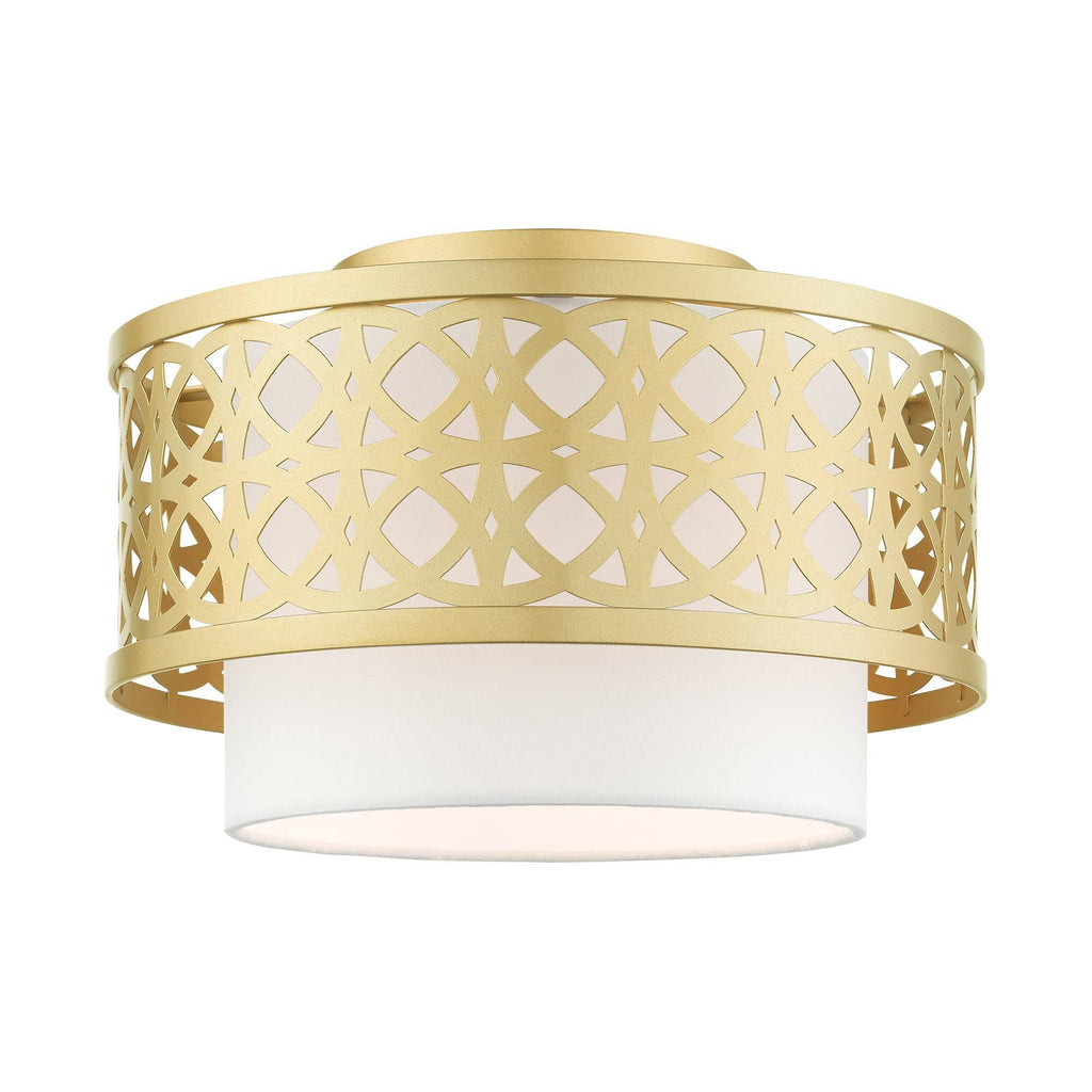1 Light Semi-Flush Mount Soft Gold Z800
