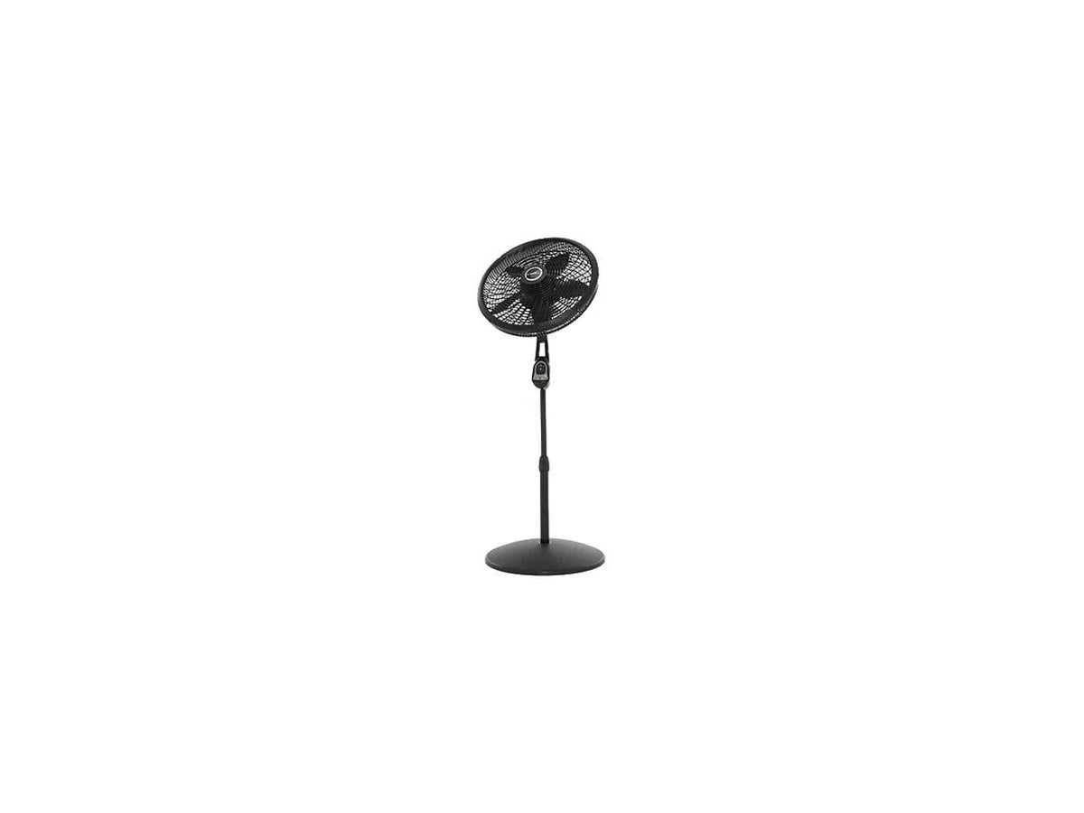18 Oscillating Pedestal Fan with Remote, 3 Speeds, Black V835531