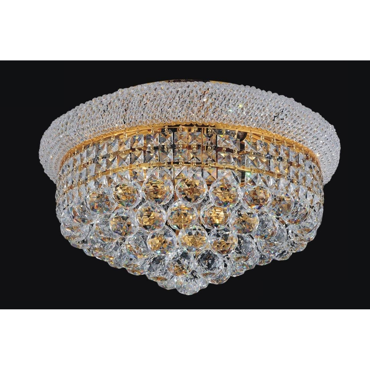 Gold 8 Light Flush Mount U488
