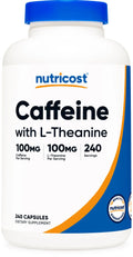 Caffeine with L-Theanine 240 Capsules B44231