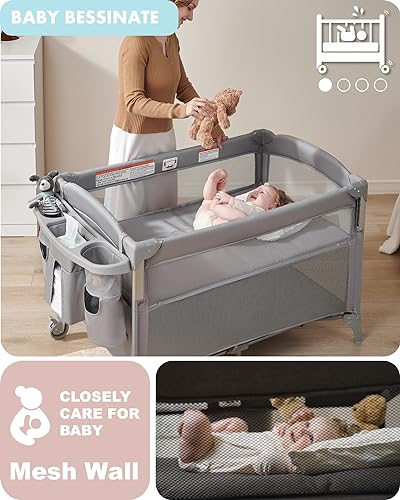 4 in 1 Bassinet Bedside Sleeper X705