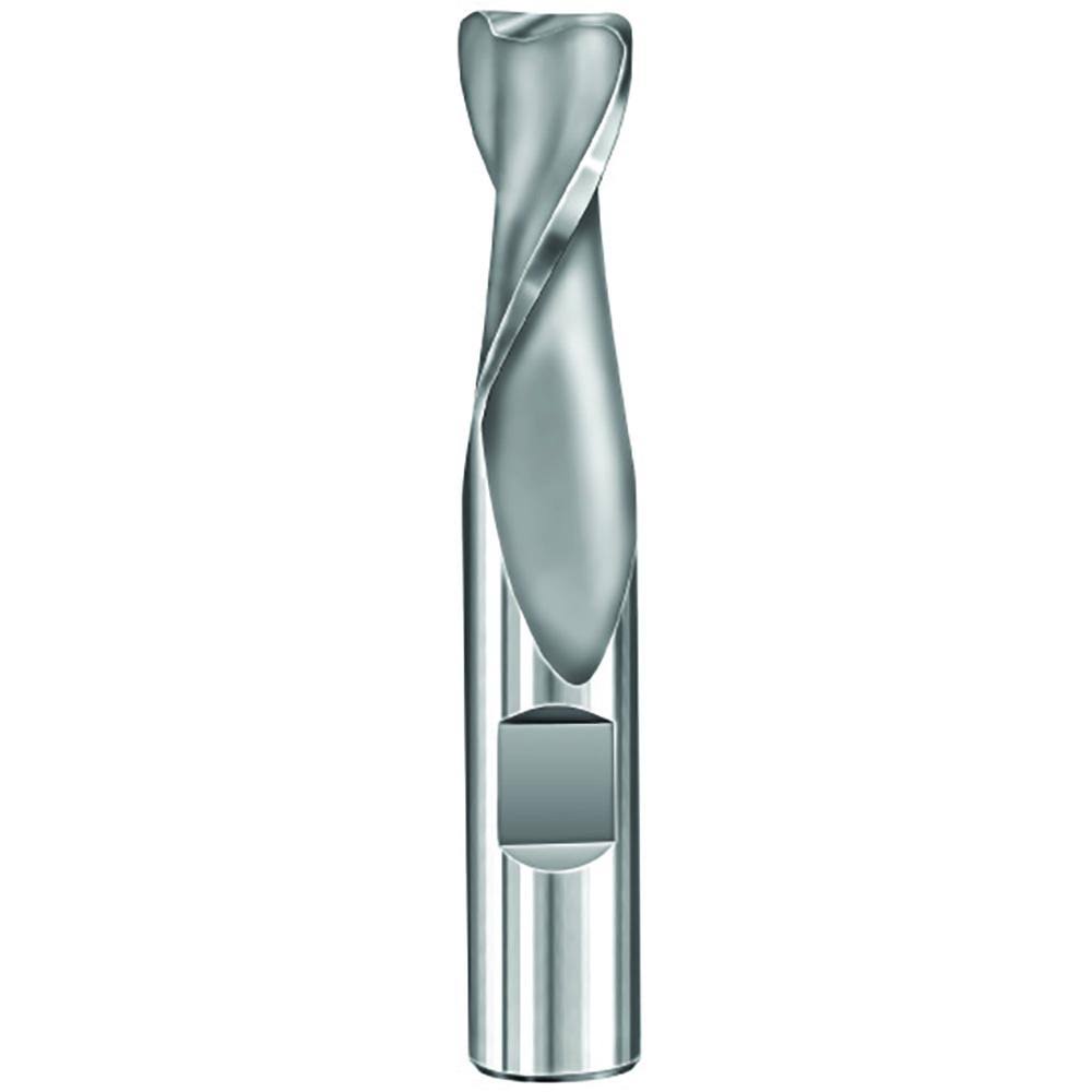 1 in Carbide End Mill 2 Flute 4 in Length G60875