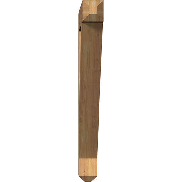 Traditional Craftsman Smooth Bracket, Western Red Cedar J4219