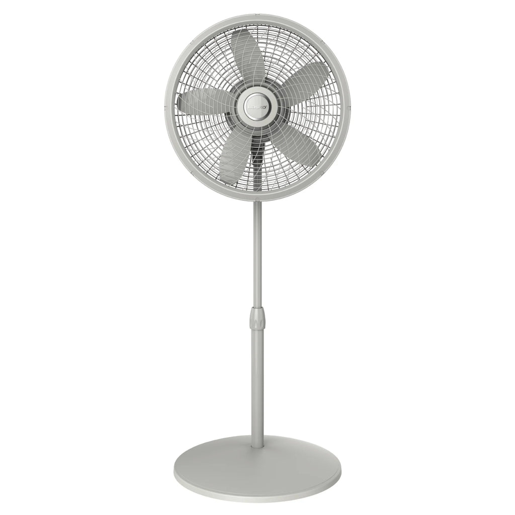 Adjustable Pedestal Fan, 3 Speeds, Gray X847499