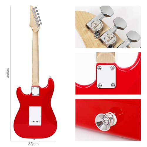 Lightning Blue 39 Inch Solid Body Electric Guitar Set R51672