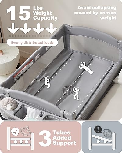 4 in 1 Bassinet Bedside Sleeper X705