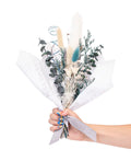 Dried Floral Bouquet White 12″ x 6″ G76719